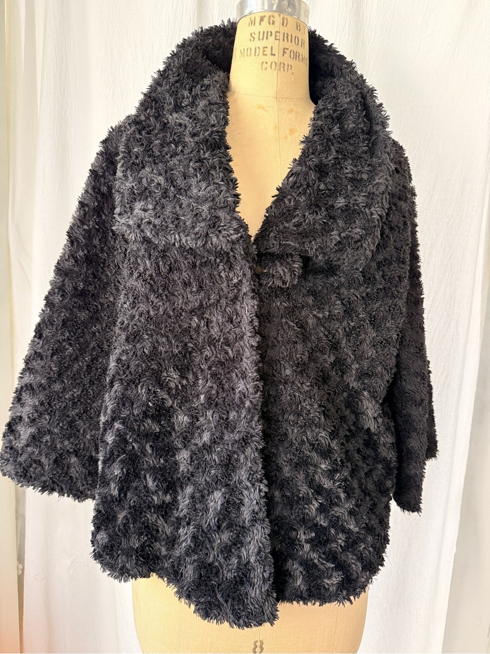 American Rag Cie Faux Fur Crop Jacket sz 2XL